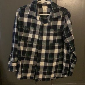 Long sleeved flannel button down